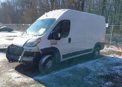 2019 Ram Promaster 1500 High Roof 136 Wb z USA, uszkodzony, nr VIN 3C6TRVBG9KE515784